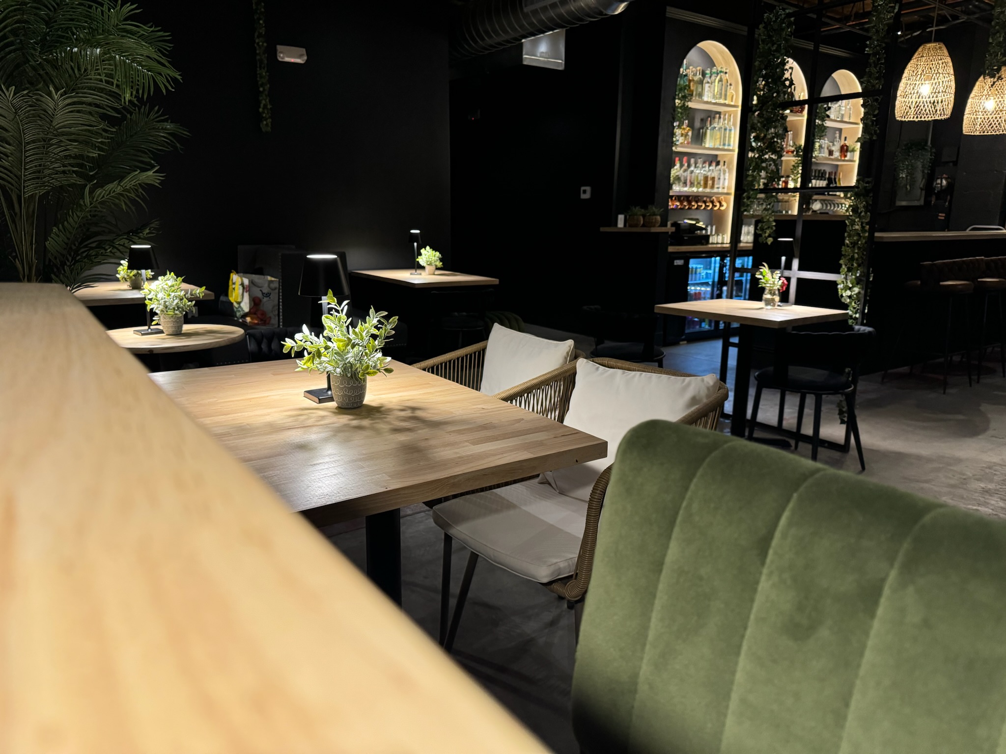 Cocktail and ambient lighting